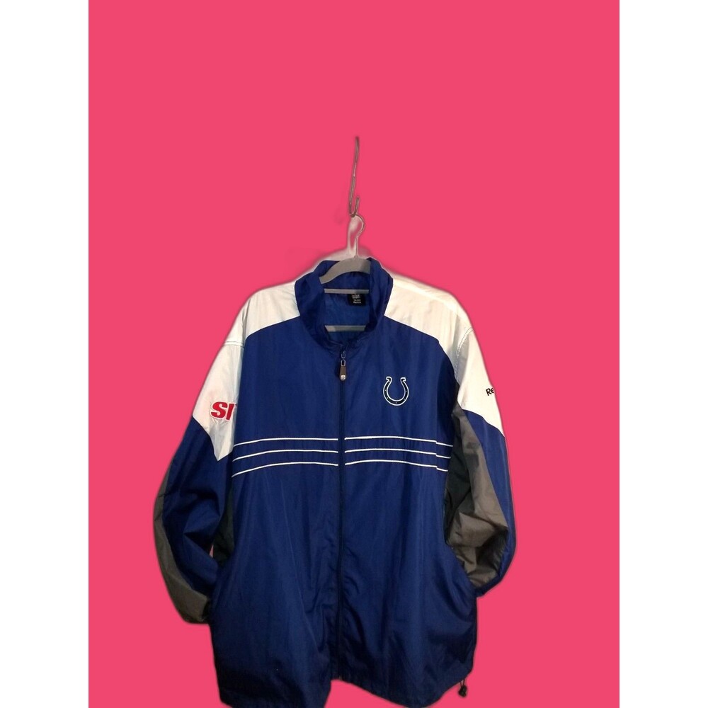 NFL Full Zip NFL Starter Jacket COLTS Blue/white Sz 2XL